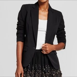 Merona Target Black Blazer with Stretch